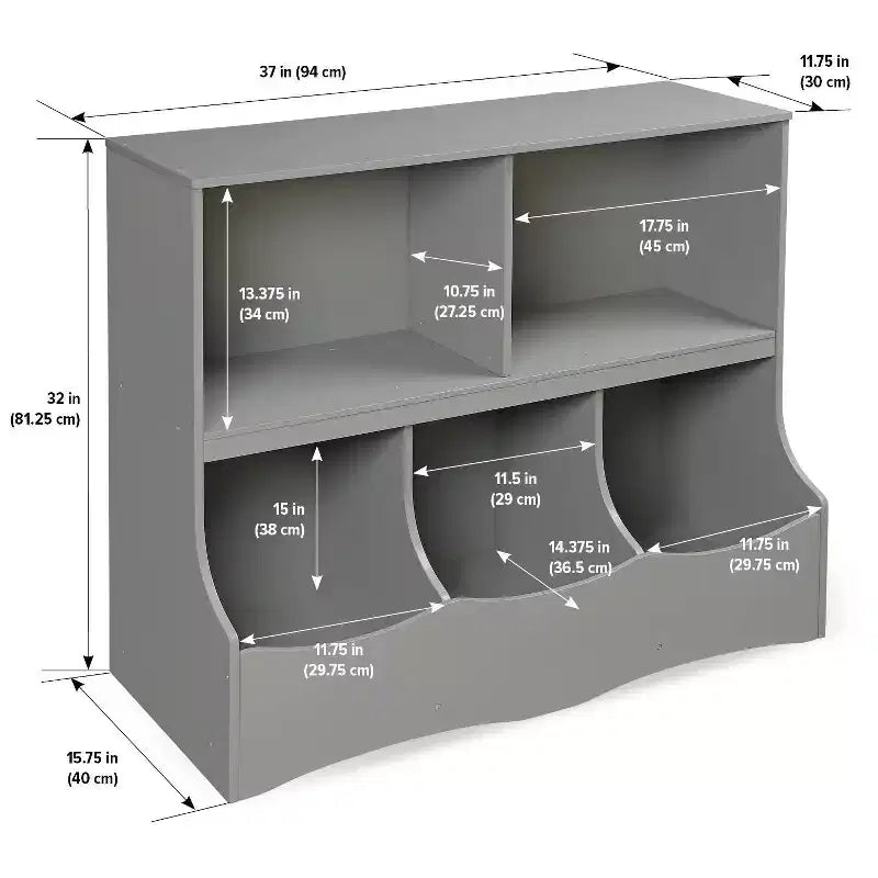 Casier de rangement MultiBin gris