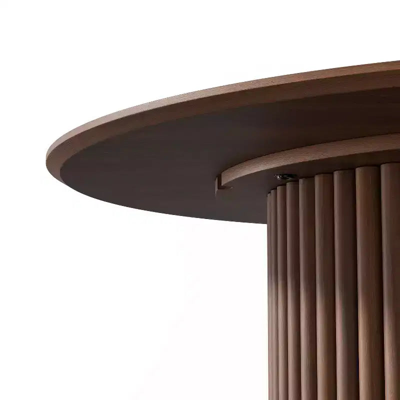 Table à manger de cuisine moderne du milieu du siècle pour 6 personnes