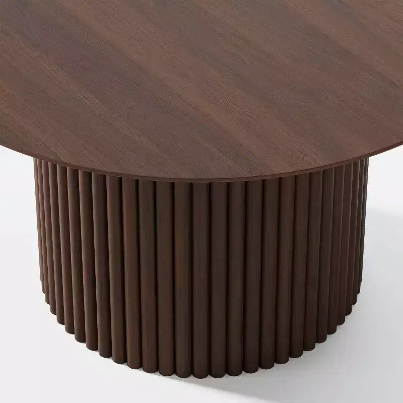 Table à manger de cuisine moderne du milieu du siècle pour 6 personnes
