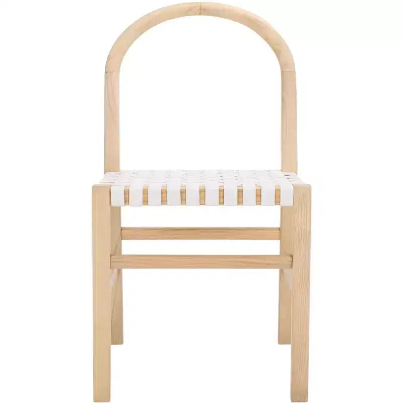 Kinzee Dining Chair - DCH1211 - White/Natural - Safavieh