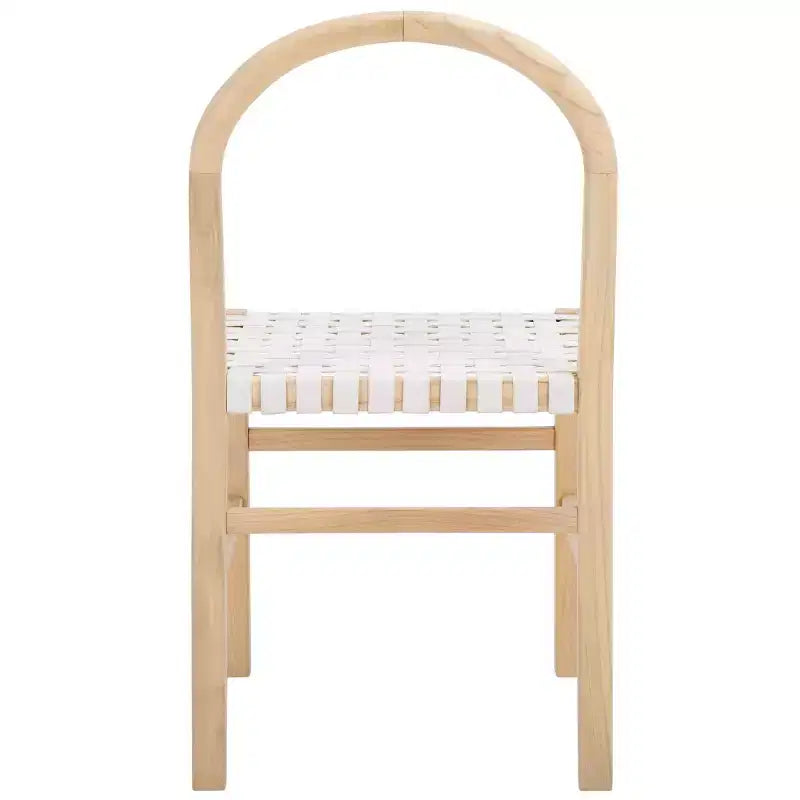 Chaise de salle à manger Blanc/Naturel