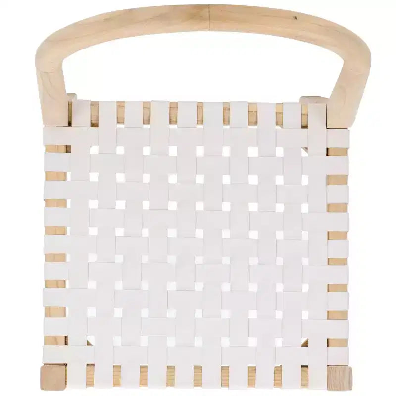 Chaise de salle à manger Blanc/Naturel