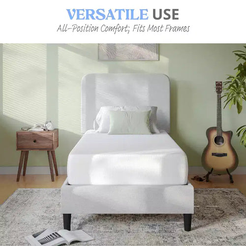 Matelas en mousse à mémoire de forme 4 couches en boîte avec infusion de thé vert