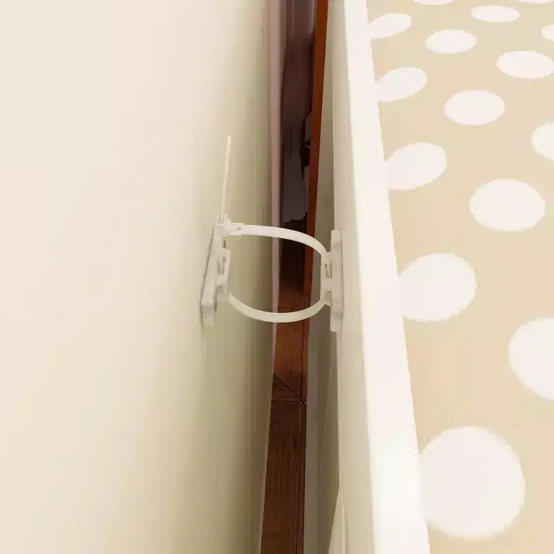 Table à langer Famapy avec poignées en cuir, grand plan de travail, trois tiroirs, grand espace de rangement, armoire de rangement