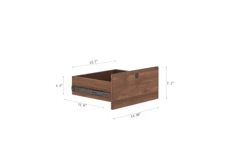 Table de chevet haute avec station de charge et veilleuse, commande vocale, grande table de chevet en bois avec meuble de rangement et étagère pour chambre à coucher