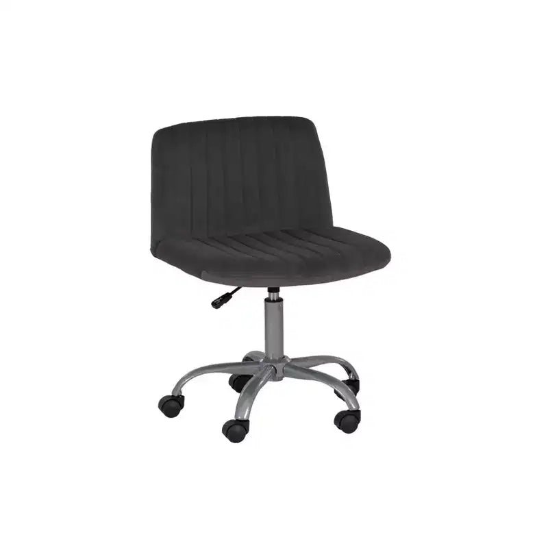 Linon Stratton Office Chair Gray