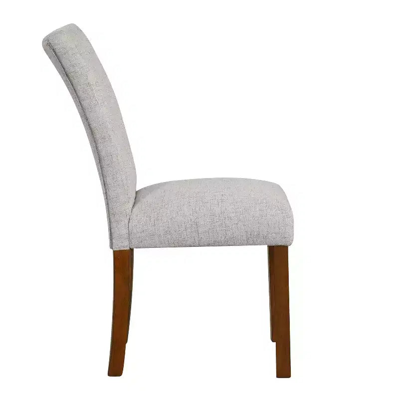 Lot de 2 chaises de salle à manger Parsons à dossier touffeté Cadre en contreplaqué, capacité de 136 kg
