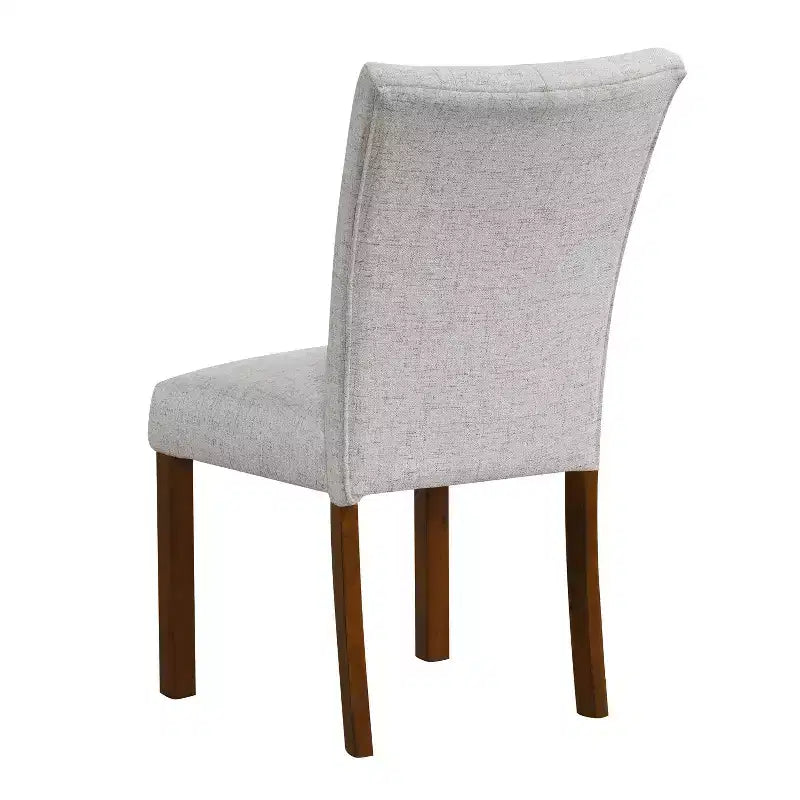 Lot de 2 chaises de salle à manger Parsons à dossier touffeté Cadre en contreplaqué, capacité de 136 kg