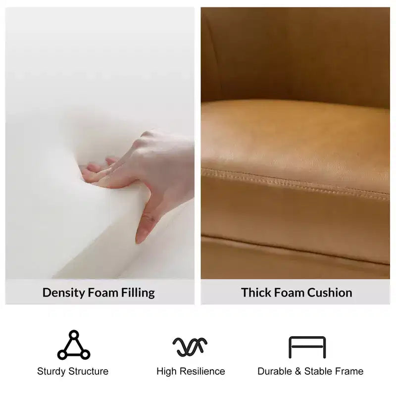Chaise de bureau Dick Swivel avec piètement pivotant à 360 degrés