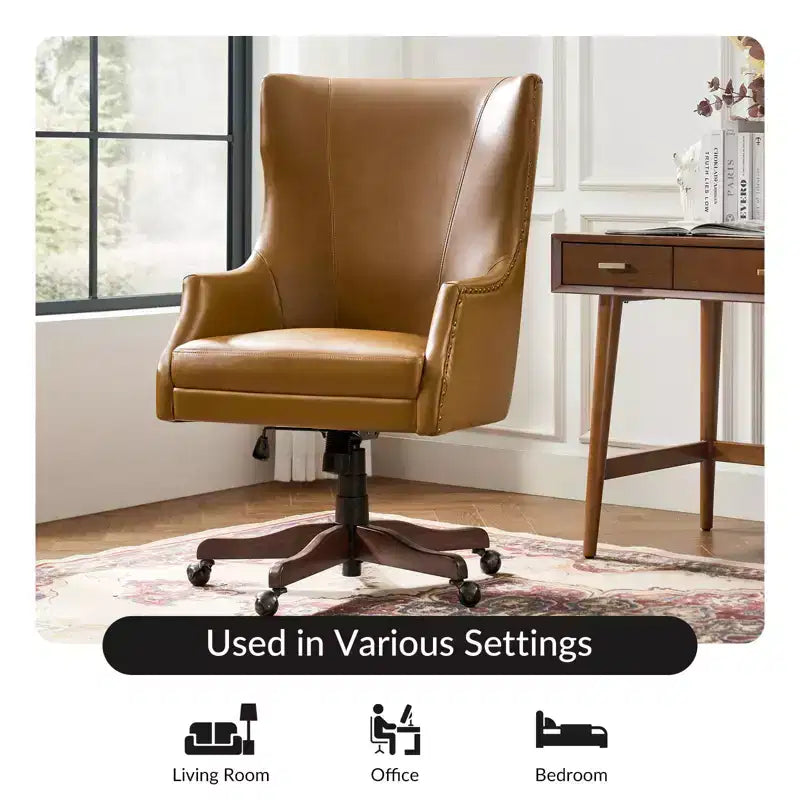 Chaise de bureau Dick Swivel avec piètement pivotant à 360 degrés