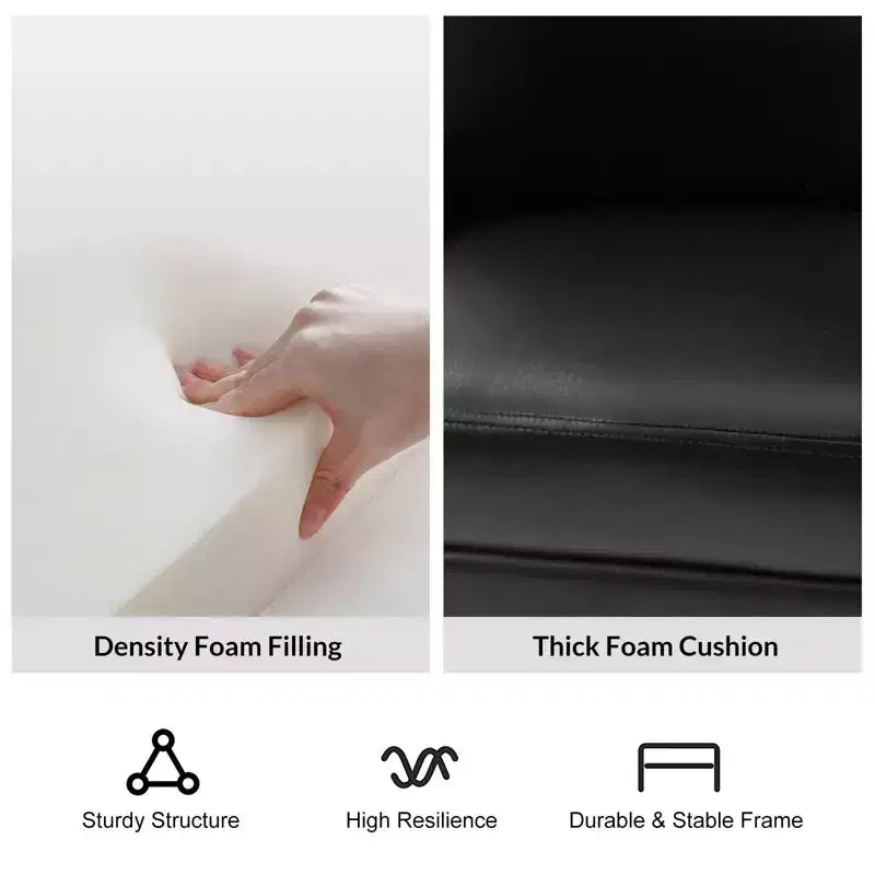 Chaise de bureau Dick Swivel avec piètement pivotant à 360 degrés