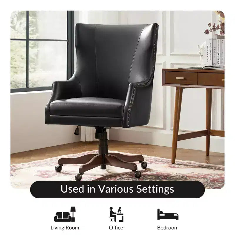 Chaise de bureau Dick Swivel avec piètement pivotant à 360 degrés