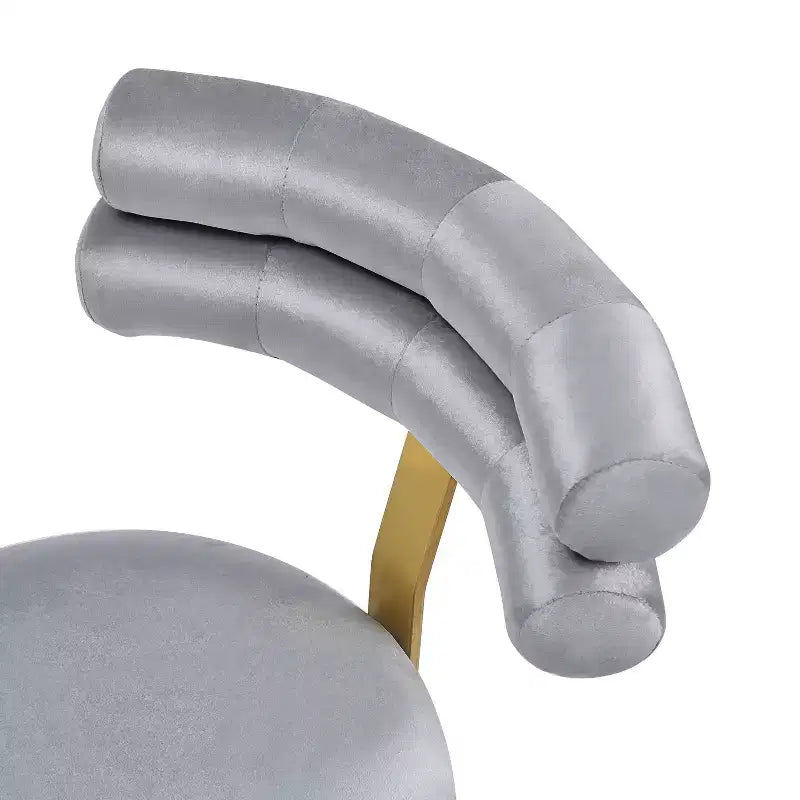 Tabourets de bar modernes de 96,5 cm de haut, lot de 2, chaises d'appoint en velours avec cadre en métal pour cuisine/chambre/salle à manger