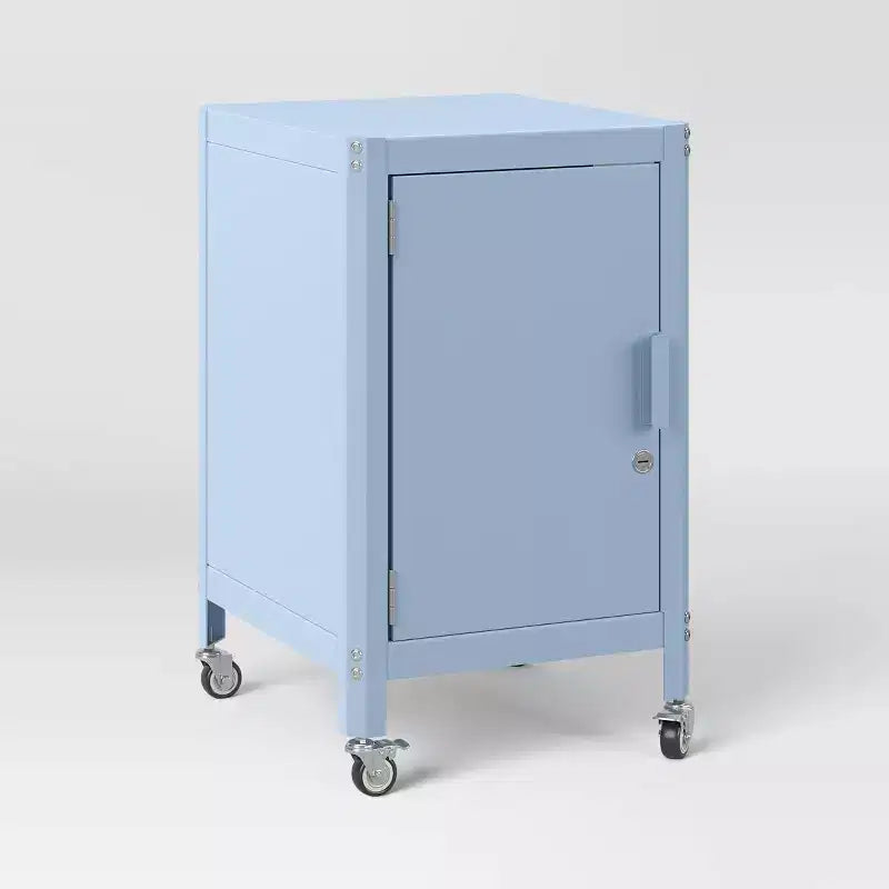 Metal Rolling Locker Storage Cabinet with Lock- Room Essentials