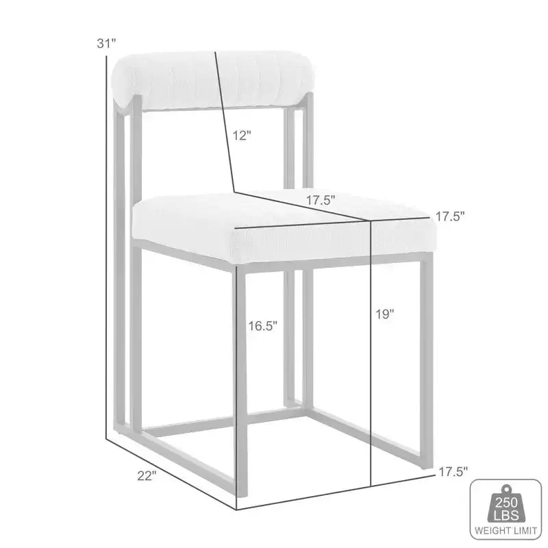 Chaises de salle à manger en tissu