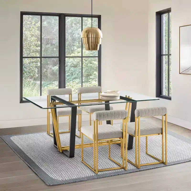 Chaises de salle à manger en tissu