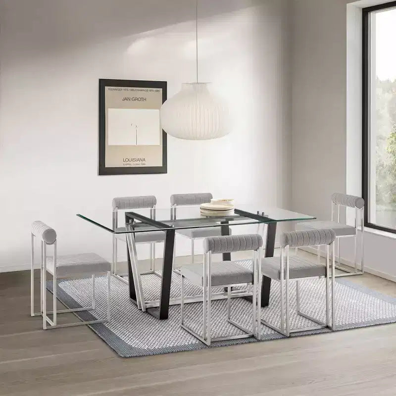 Chaises de salle à manger en tissu