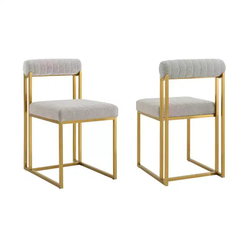 Chaises de salle à manger en tissu