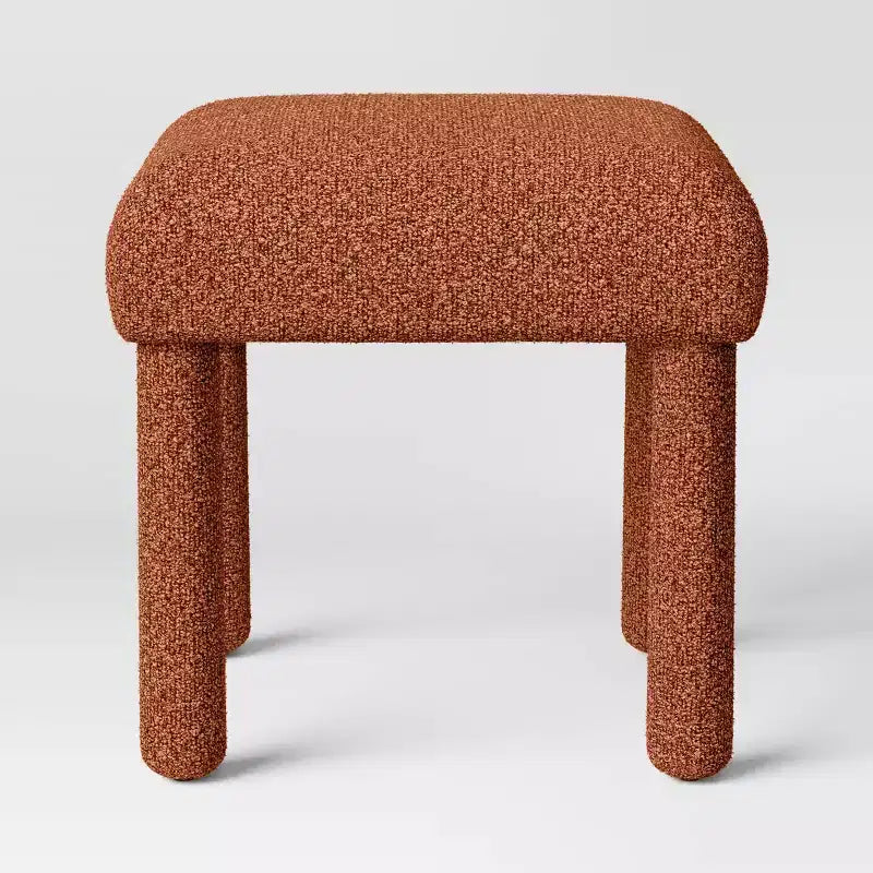 Tabouret ottoman carré rembourré – Marques repères