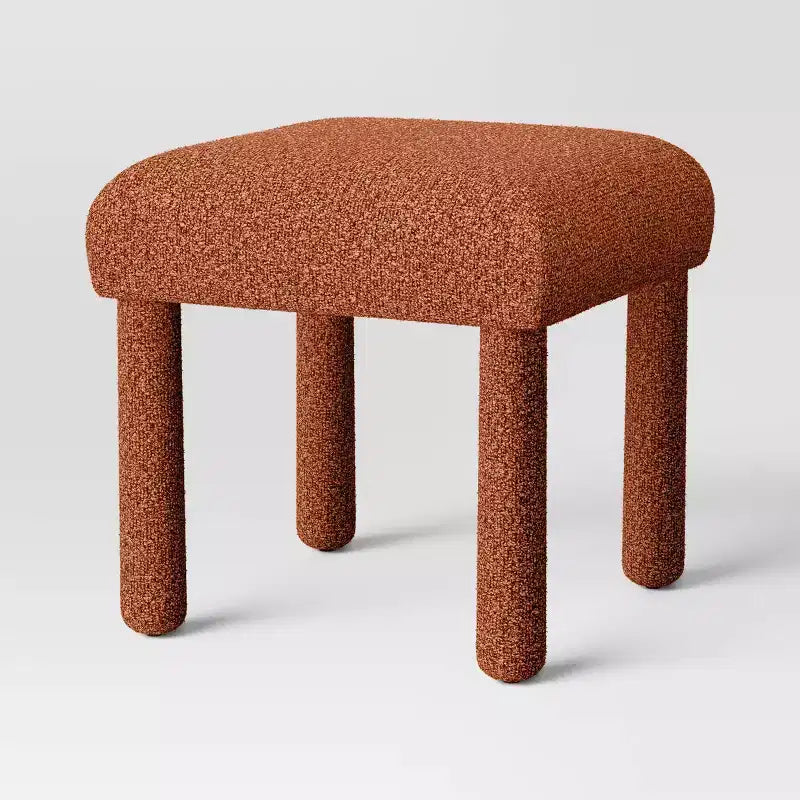 Tabouret ottoman carré rembourré – Marques repères