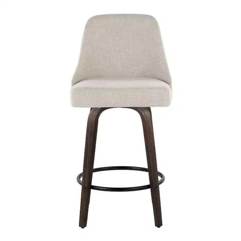 Tabourets de bar hauteur comptoir Marcel cloutés