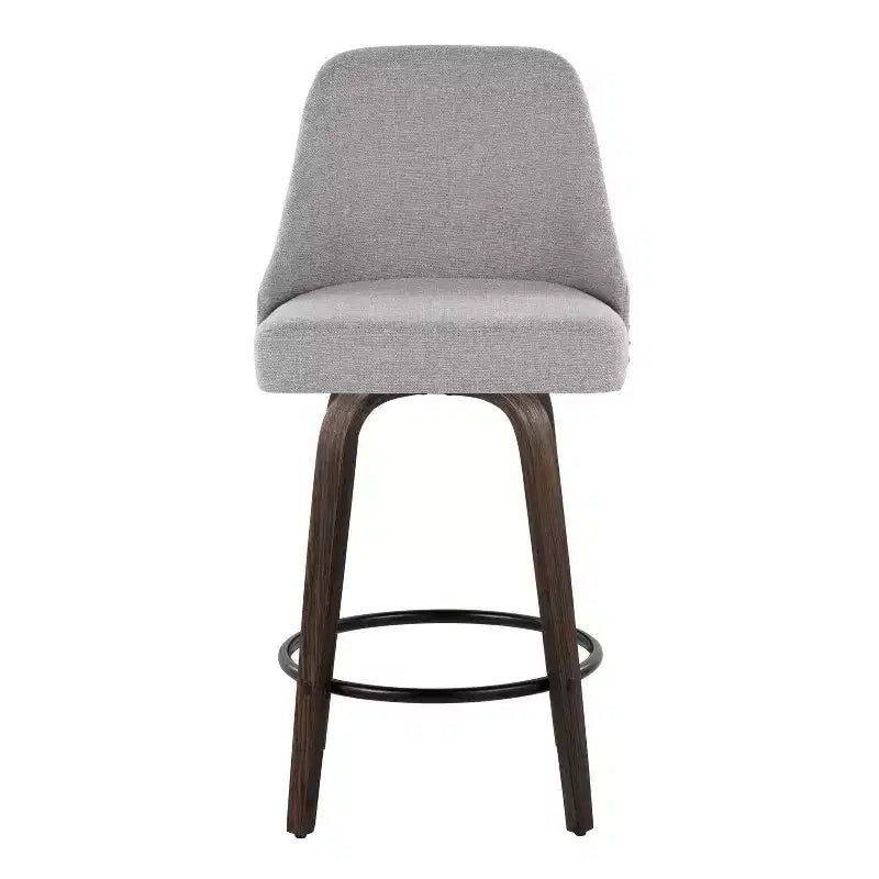 Tabourets de bar hauteur comptoir Marcel cloutés