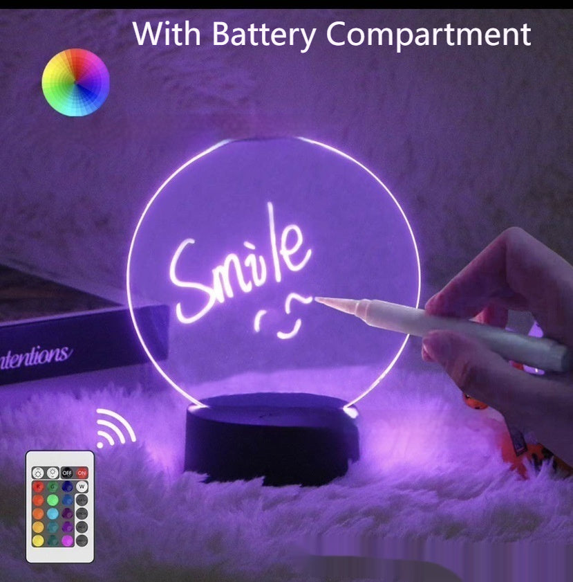 Handwritten Message Remote Control Color Writing Board